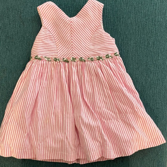 Pink striped dress - Picture 2 of 2